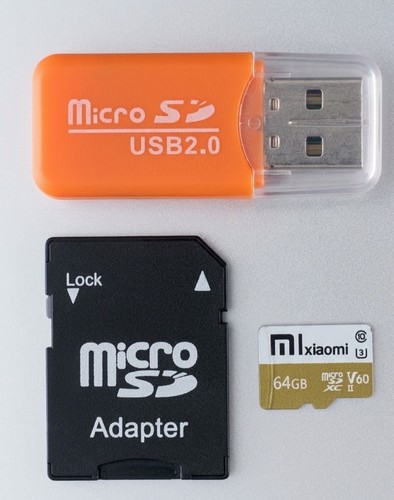 Microsd card xiaomi - 64, con