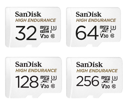 Scheda sandisk high - high, endurance