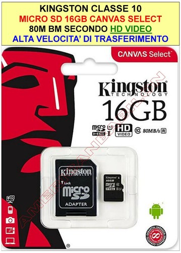 Kingston micro 16gb gb - kingston, 32